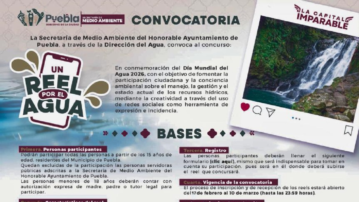 Gobierno de Pepe Chedraui lanza convocatoria “Un Reel por el Agua”