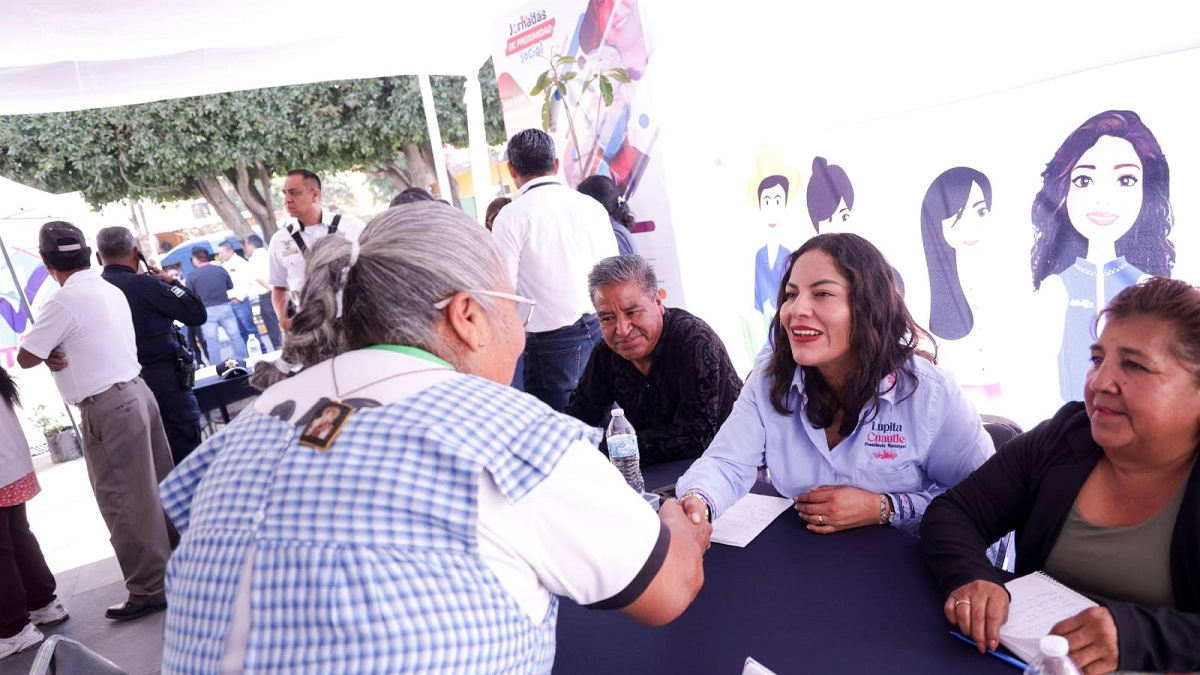 Lupita Cuautle acerca servicios y atención directa a la ciudadanía con Jornada de Proximidad Social