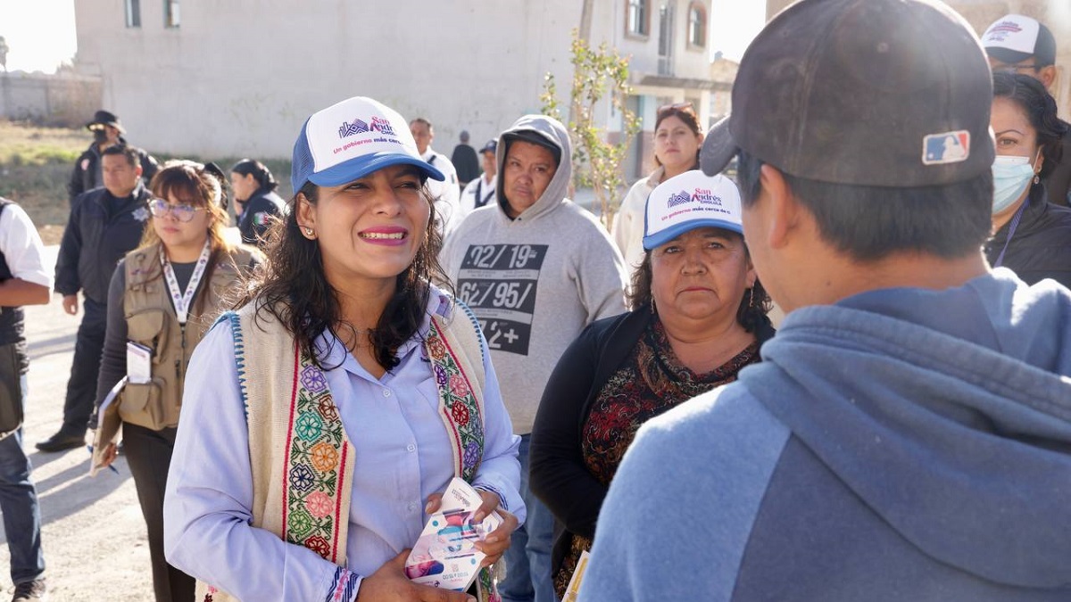 Lupita Cuautle consolida un gobierno cercano y accesible en San Andrés Cholula