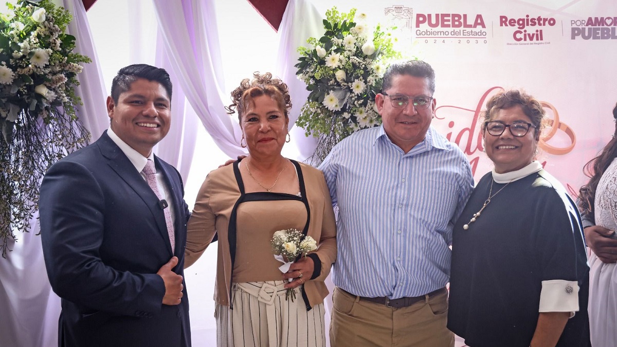 Matrimonios colectivos fortalecen la unión familiar en Cuautlancingo