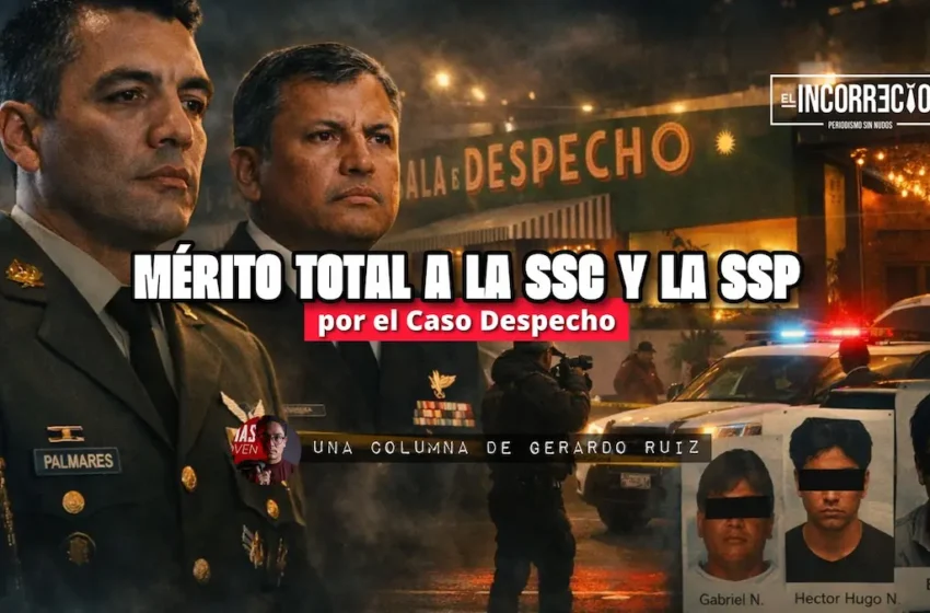 Mérito total a la SSC y la SSP por el Caso Despecho