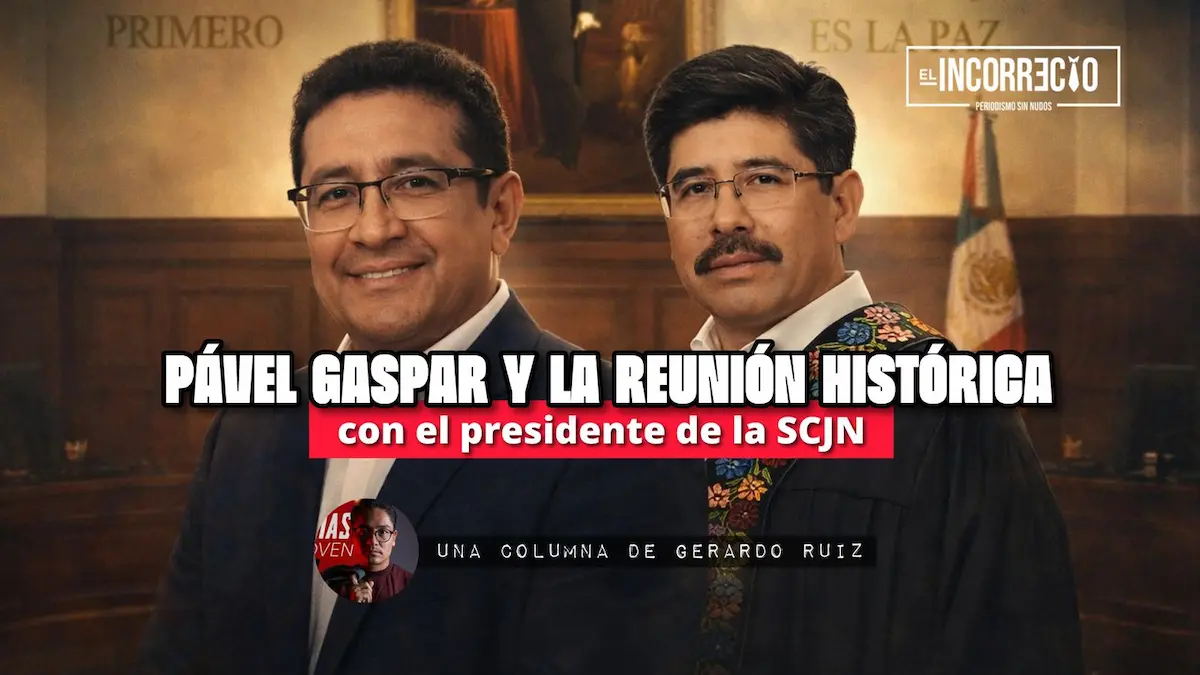 Pavel Gaspar y la reunión histórica con el presidente de la SCJN