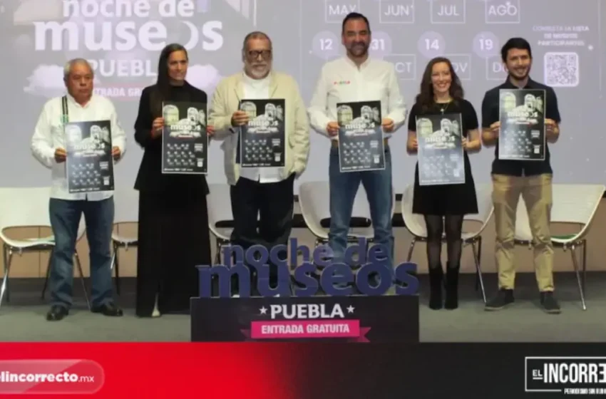 Presentan fechas del programa «Noche de Museos» en Puebla