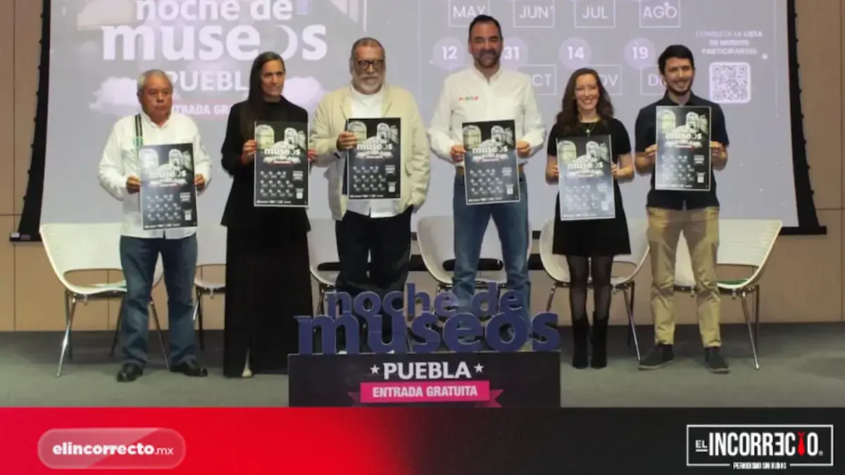 Presentan fechas del programa «Noche de Museos» en Puebla