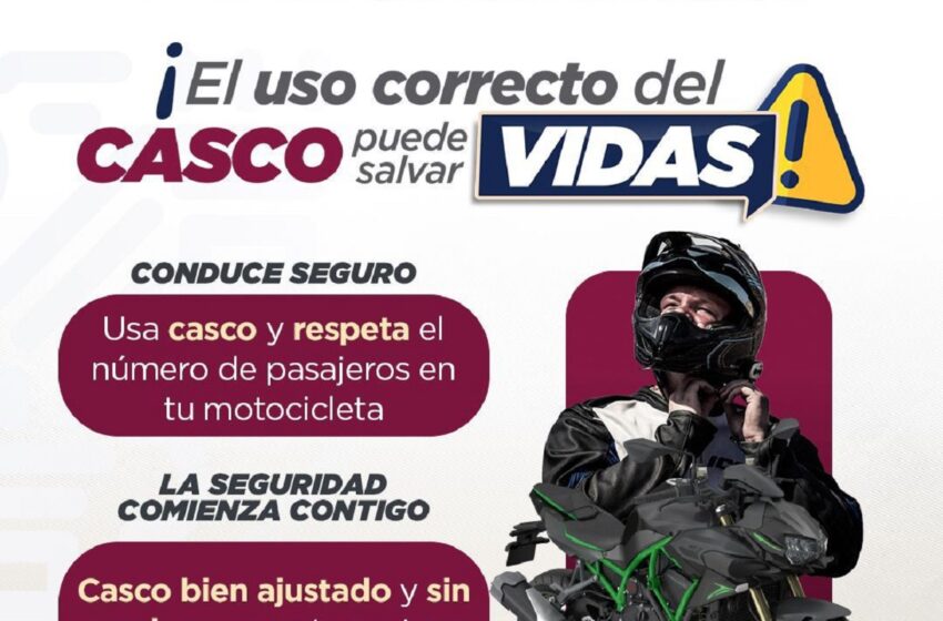  Prevención vial: uso del casco