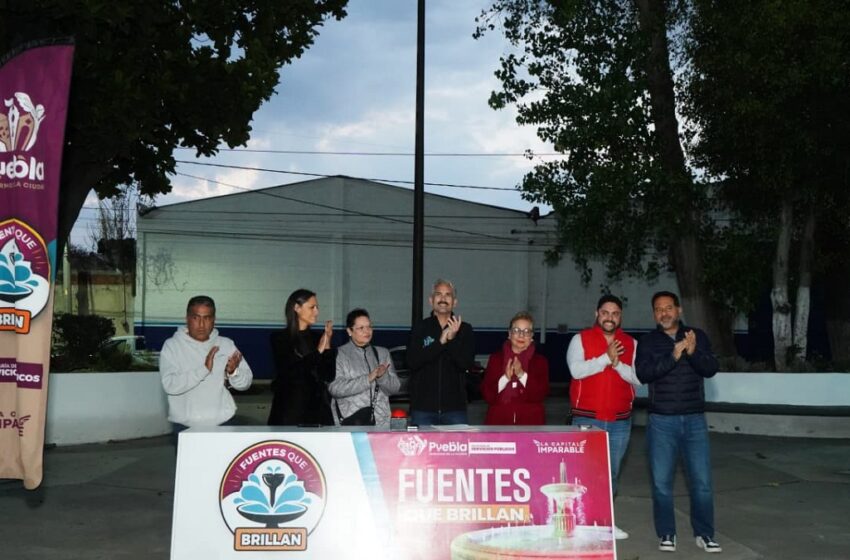  Realiza gobierno de Pepe Chedraui mantenimiento integral de la Fuente de Santa Anita