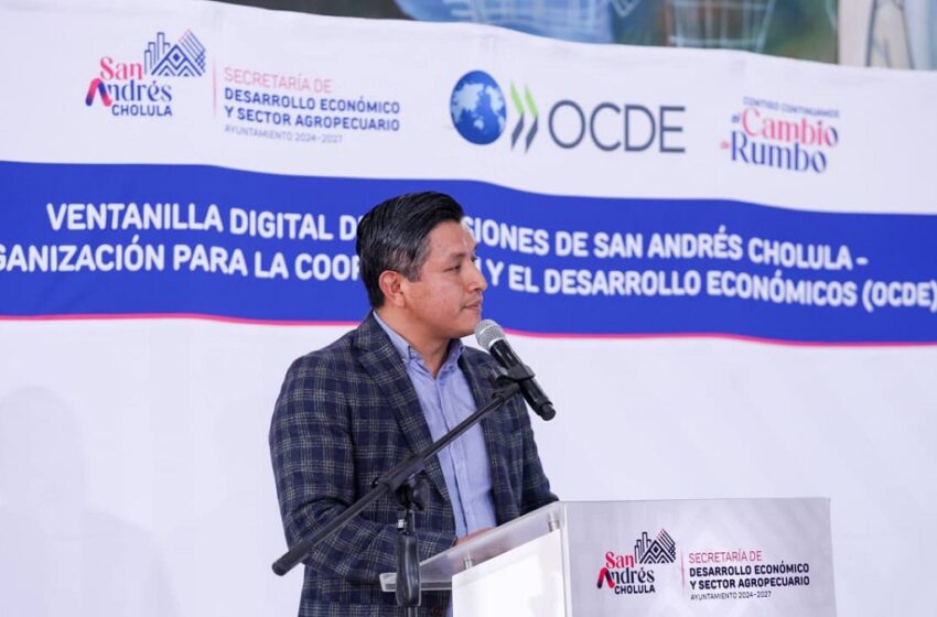  San Andrés Cholula inicia transformación digital para facilitar inversiones