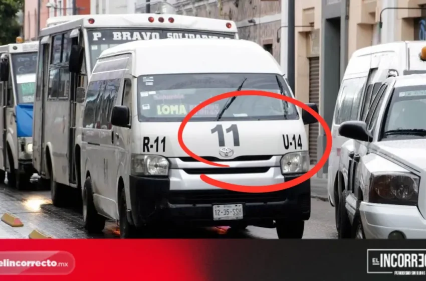  Transporte pirata no circuló en Puebla para evitar multas