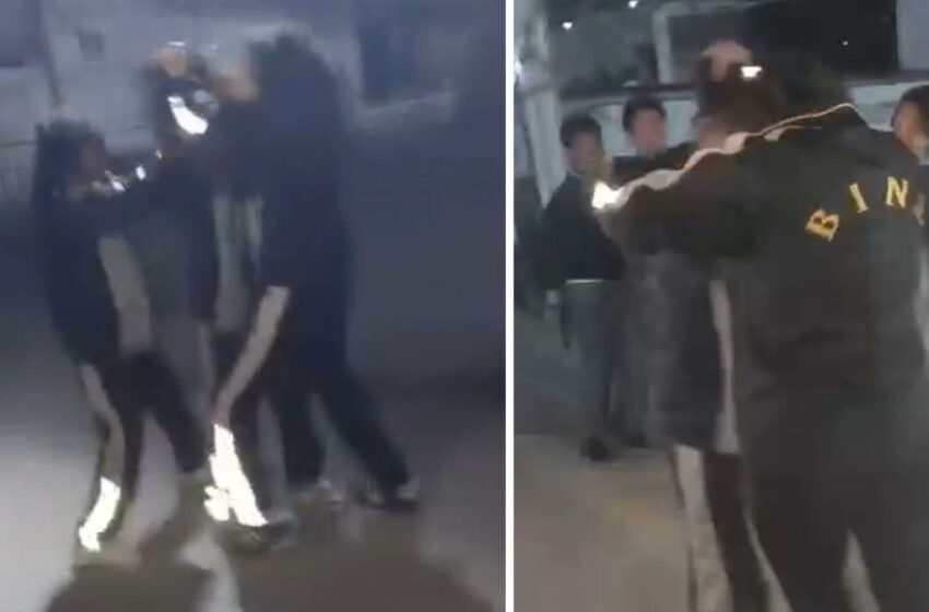  Estudiantes de secundaria del BINE protagonizan pelea en la institución
