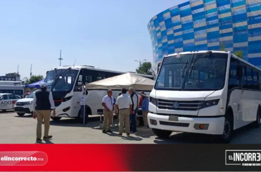  Arranca Feria de Vehículos para el transporte público; Gobierno Estatal pagará el 20% de las unidades