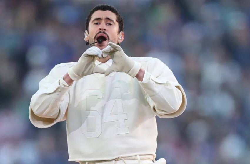  Bad Bunny dispara 470% sus reproducciones en Spotify tras show del Super Bowl