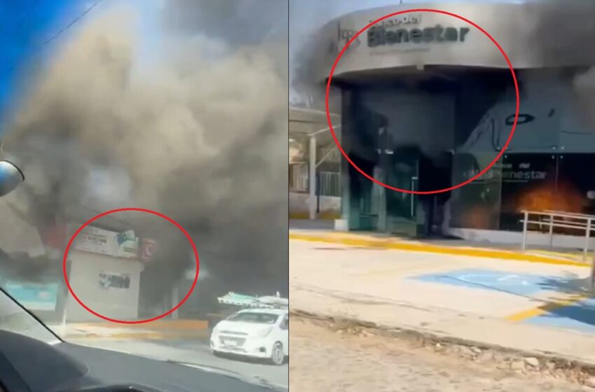  Narcoviolencia sacude Puebla: incendian OXXOS y atacan Banco del Bienestar tras jornada de caos