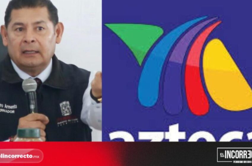  Armenta niega confrontación con Tv Azteca Puebla, pero no cederá a sus chantajes