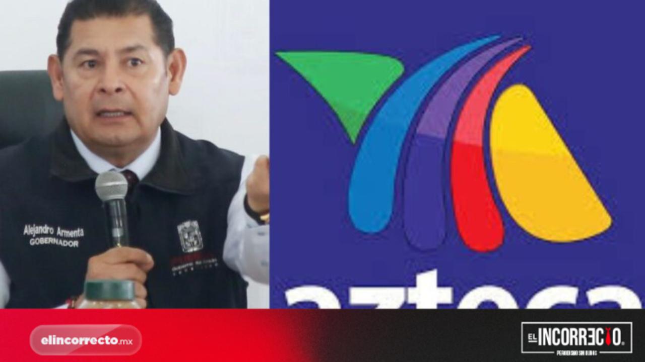 Armenta niega confrontación con Tv Azteca Puebla, pero no cederá a sus chantajes