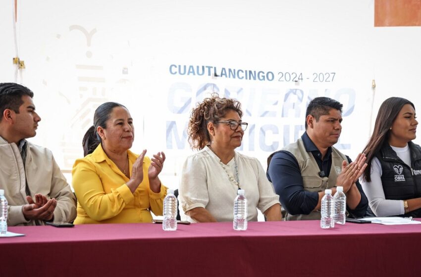  Cuautlancingo mejora infraestructura en la Telesecundaria Francisco Alatorre