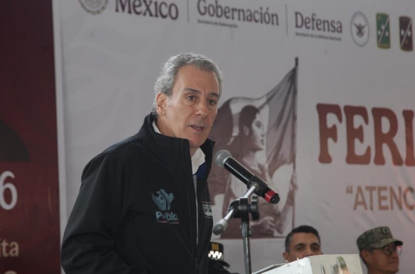  Encabeza Pepe Chedraui esfuerzos con la Federación y el Estado para la primera Feria por la Paz en San Francisco Totimehuacan