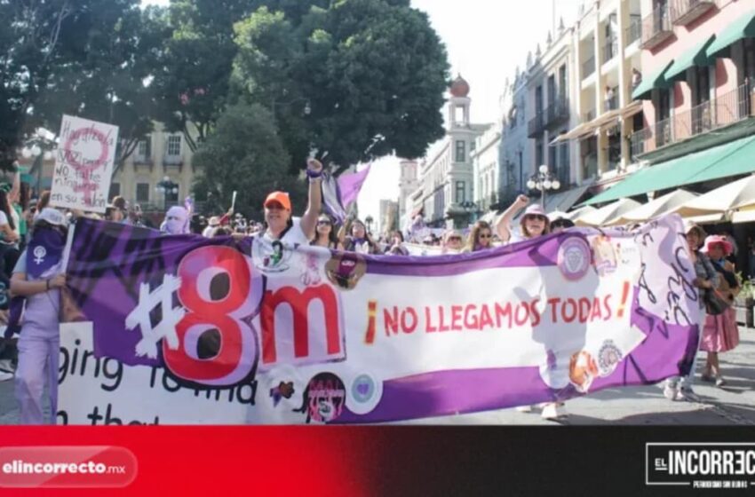  Estos son los cierres viales en la capital poblana por las marchas del 8M