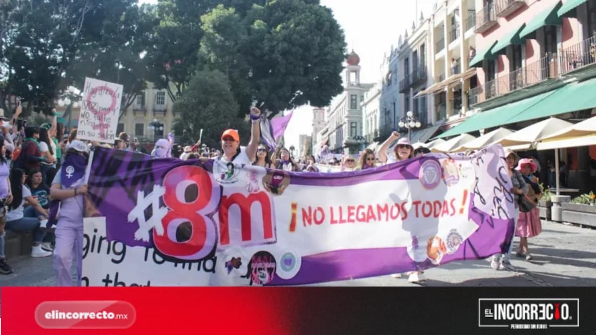 Estos son los cierres viales en la capital poblana por las marchas del 8M
