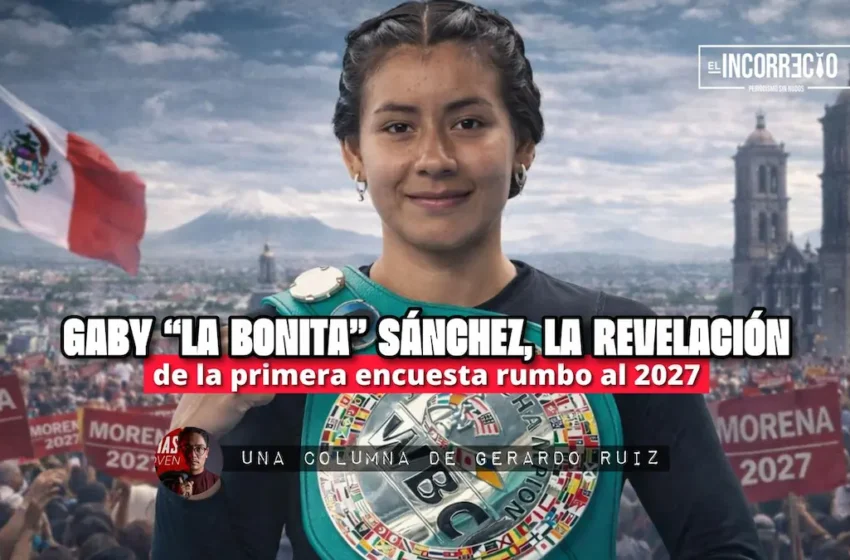 Gaby “La Bonita” Sánchez, la revelación de la primera encuesta rumbo al 2027