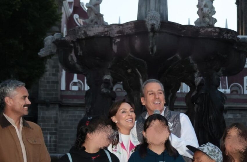  Impulsa Pepe Chedraui Mujeres que Brillan con iluminación violeta de las fuentes de la ciudad por el Día de la Mujer