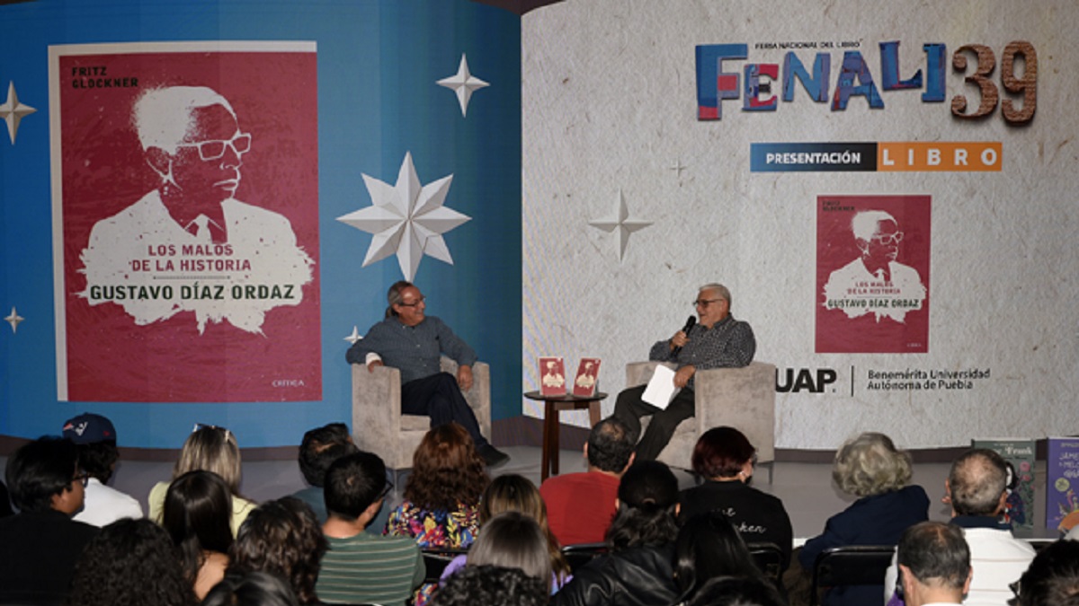 Los malos de la historia. Gustavo Díaz Ordaz, una obra de Fritz Glockner en la FENALI 39