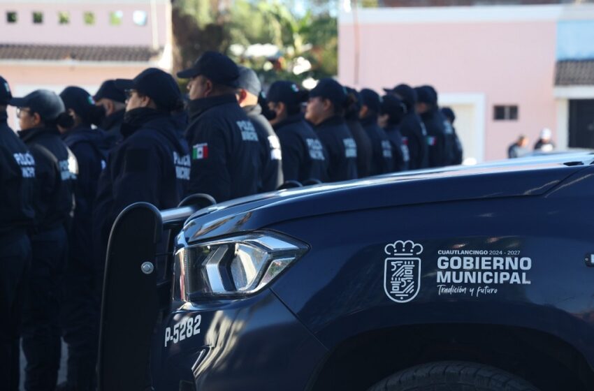 Premia federación a Cuautlancingo en seguridad pública