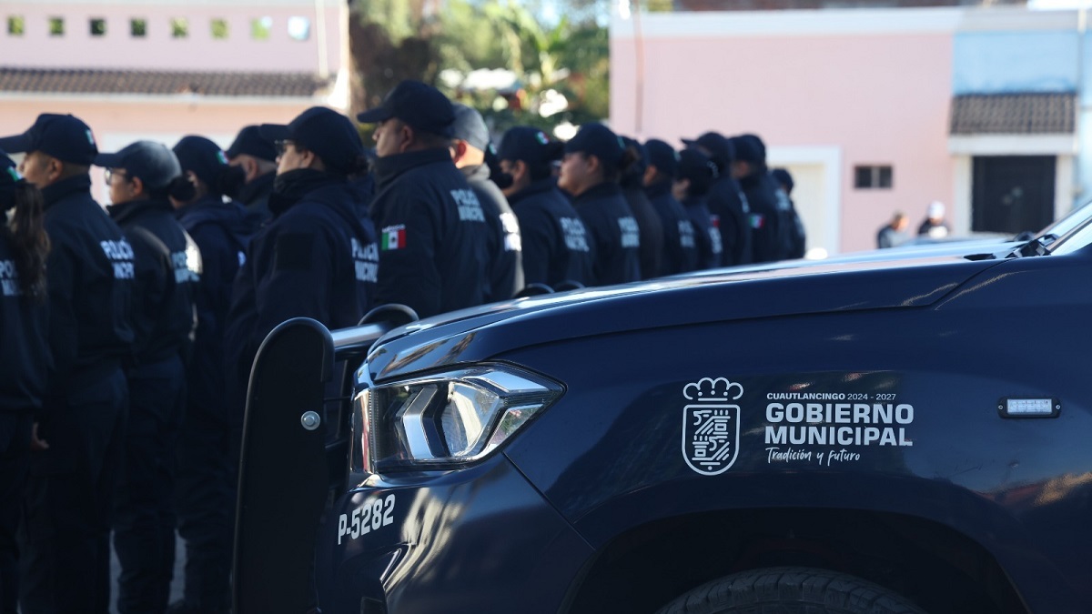 Premia federación a Cuautlancingo en seguridad pública