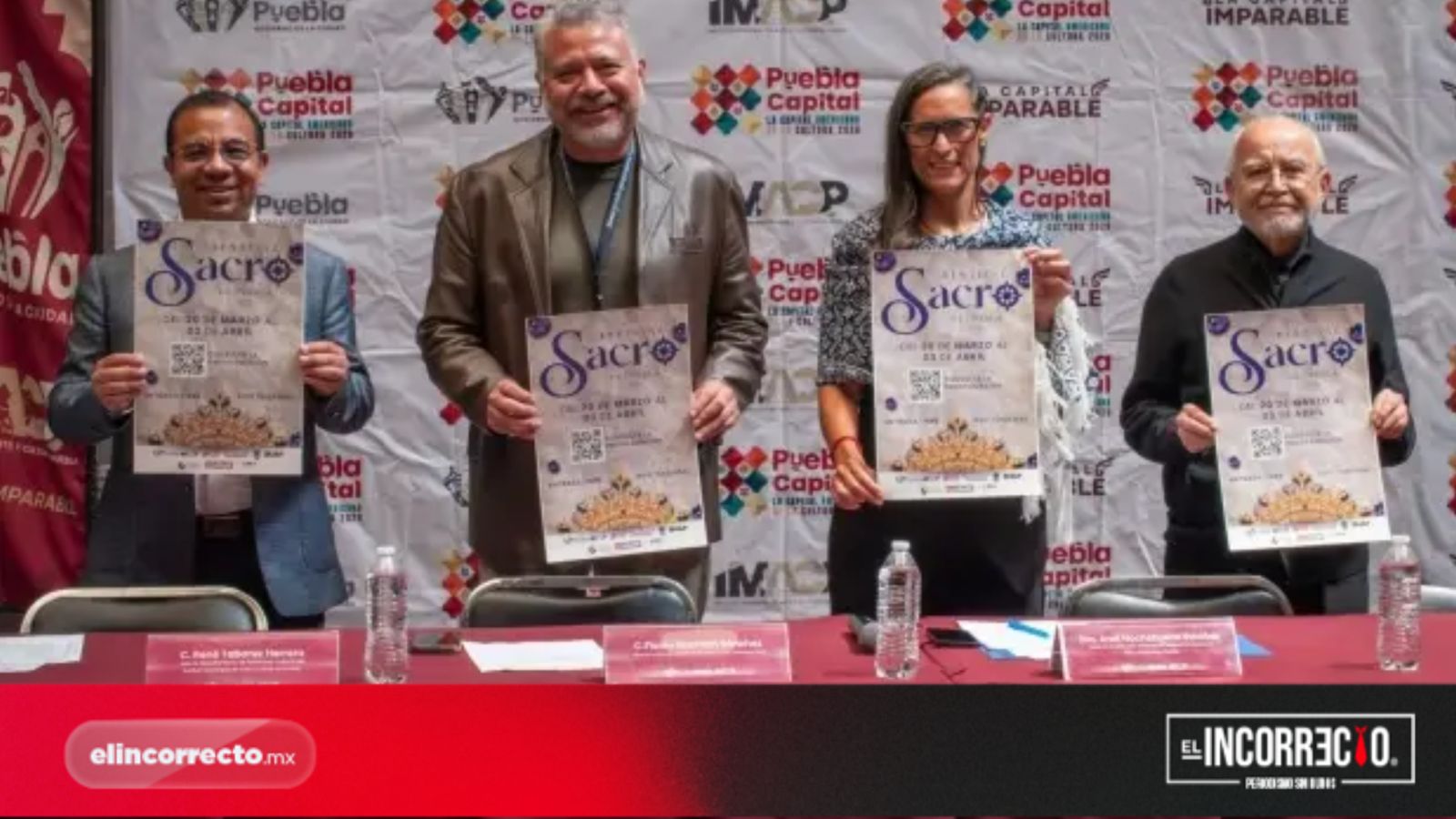 Presentan Festival Sacro en la capital poblana; se suma a las actividades de Semana Santa