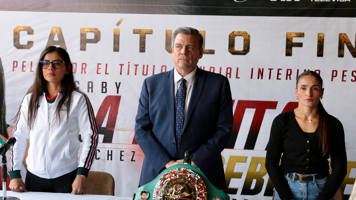 Presidente del CMB, Mauricio Sulaimán, presenta el capítulo final entre Gaby “la bonita” Sánchez y la argentina Tamara demarco