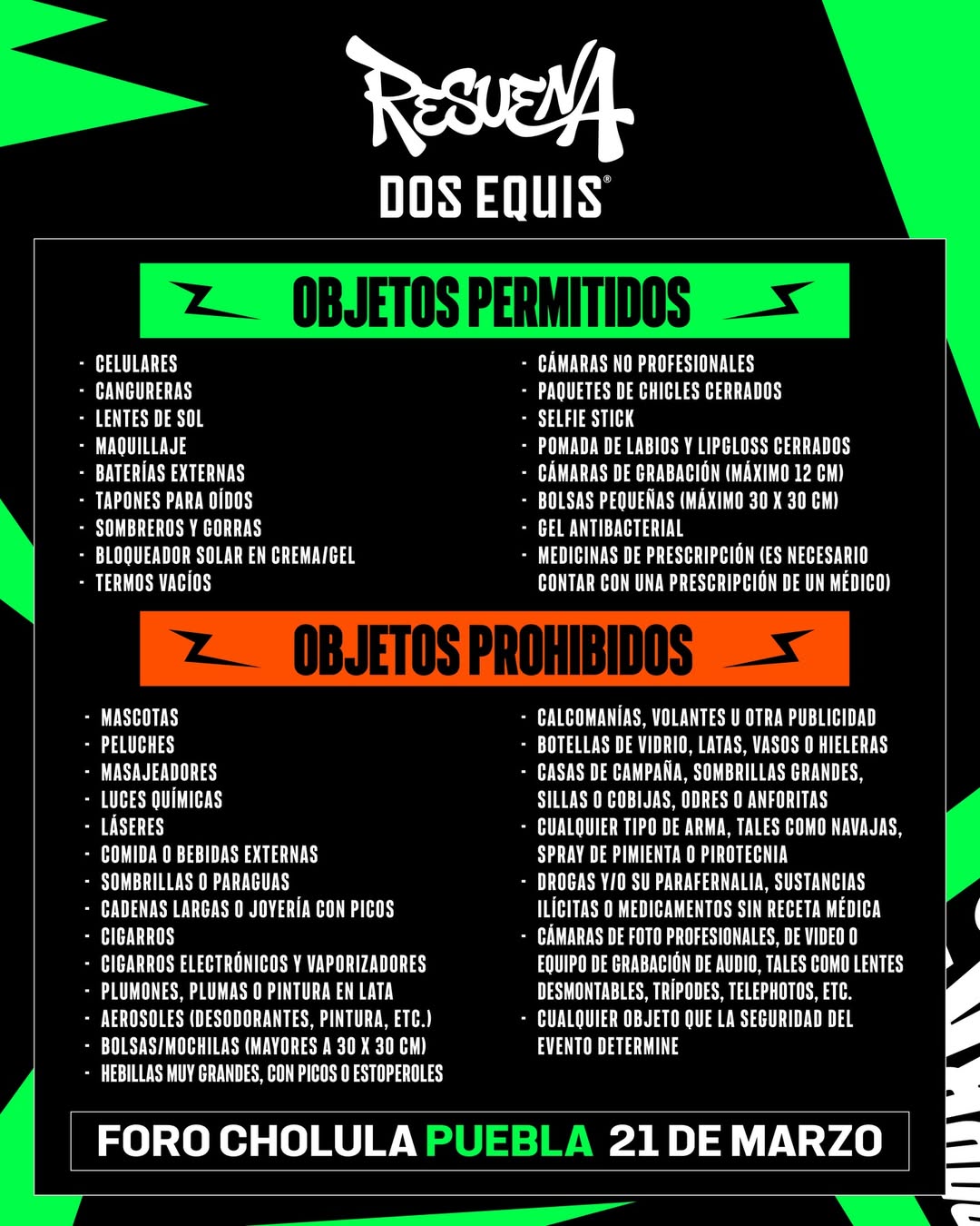 ¿Vas al Festival Resuena? Estos son los horarios y todo lo que debes saber