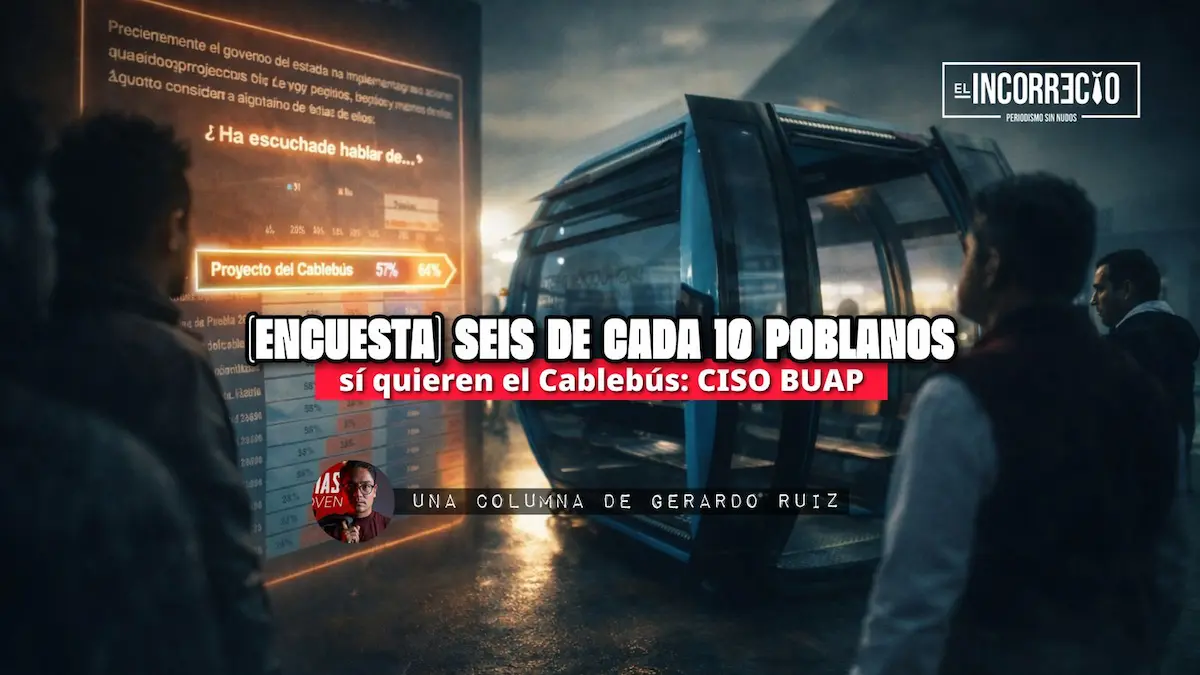 Seis de cada 10 poblanos sí quieren el Cablebús