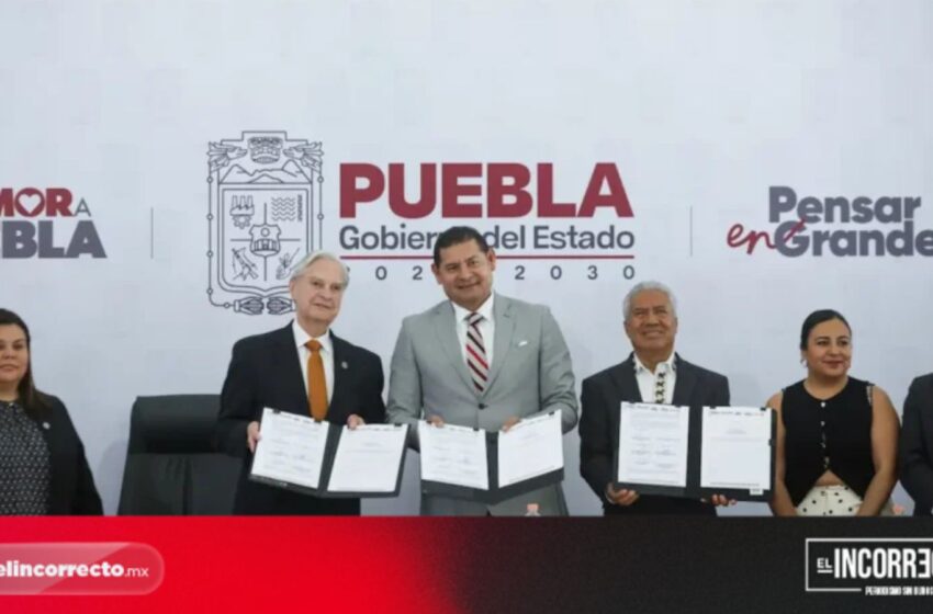  Gobierno de Puebla y UDLAP vencen diferencias: firman convenio para becas del 100% a docentes