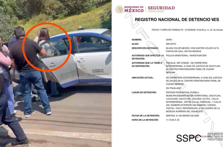  Detienen a ex reina de Feria de la Manzana; la trasladan a penal de Ciudad Serdán por fraude