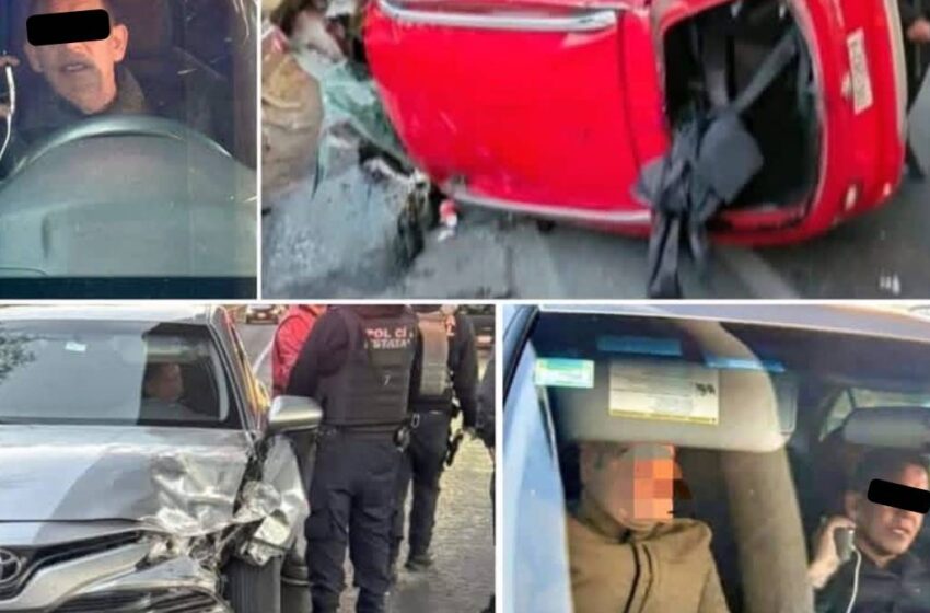  Accidente en autopista México-Puebla involucra a escoltas de la gobernadora de Tlaxcala; hay heridos y conductor asegurado