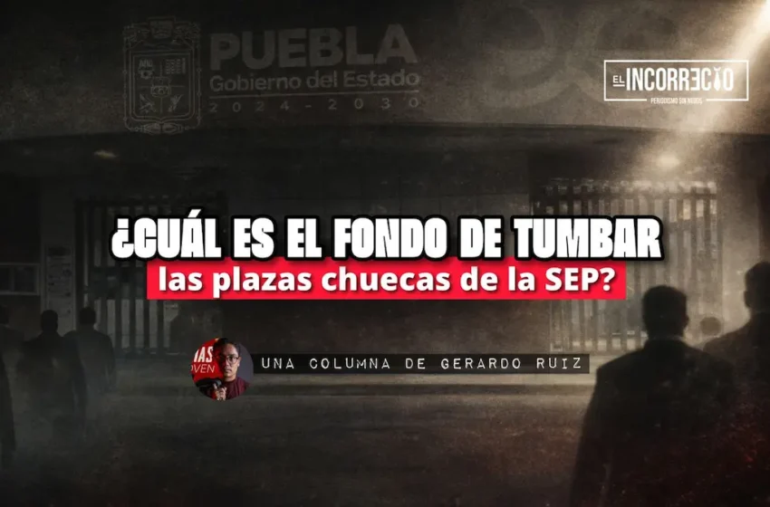 ¿Cuál es el fondo de tumbar las plazas chuecas de la SEP?