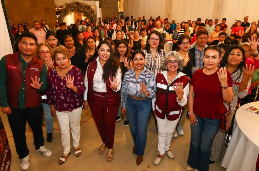  Encabezan Tonantzin Fernández y la Secretaría Estatal de Mujeres de Morena acciones por la igualdad sustantiva