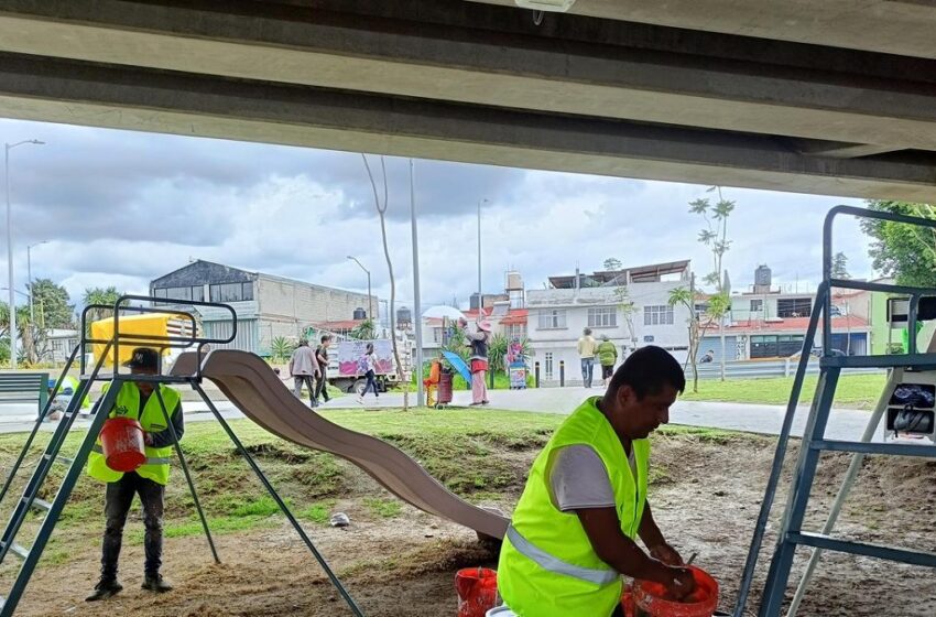  Fortalece Gobierno de Pepe Chedraui mantenimiento al mobiliario urbano para espacios dignos