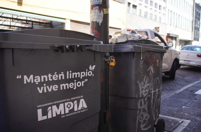  Garantizan servicio de recolección de basura durante la Semana Santa en Puebla
