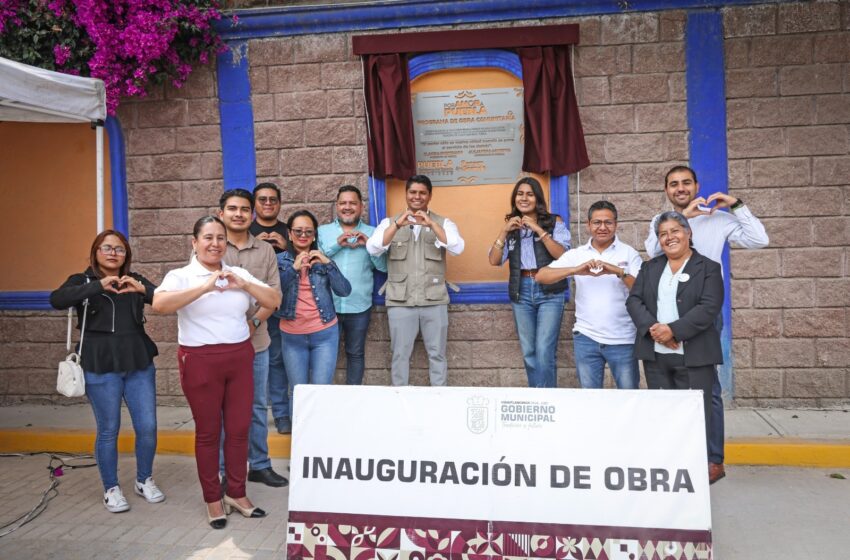  Gobierno de Cuautlancingo fortalece vialidades con obra comunitaria