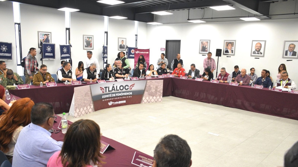 Gobierno de Pepe Chedraui fortalece estrategia preventiva ante temporada de lluvias a través del Comité Tláloc