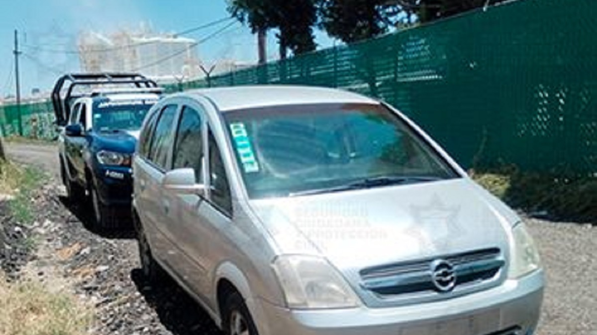 SSCyPC recupera vehículo con reporte de robo