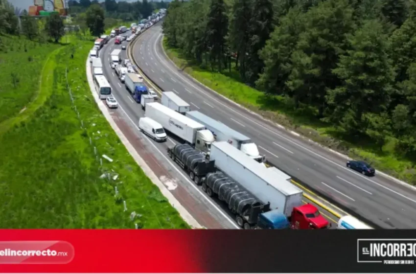  Bloqueos carreteros 6 de abril: transportistas paralizarán autopistas en Puebla y México