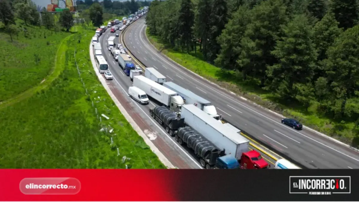 Bloqueos carreteros 6 de abril: transportistas paralizarán autopistas en Puebla y México