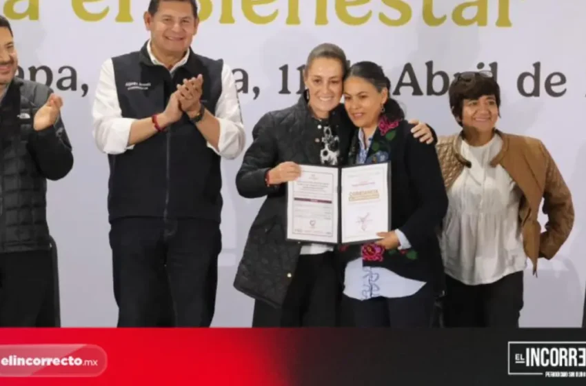  Entrega Sheinbaum 240 casas en Puebla del Programa de Vivienda para el Bienestar