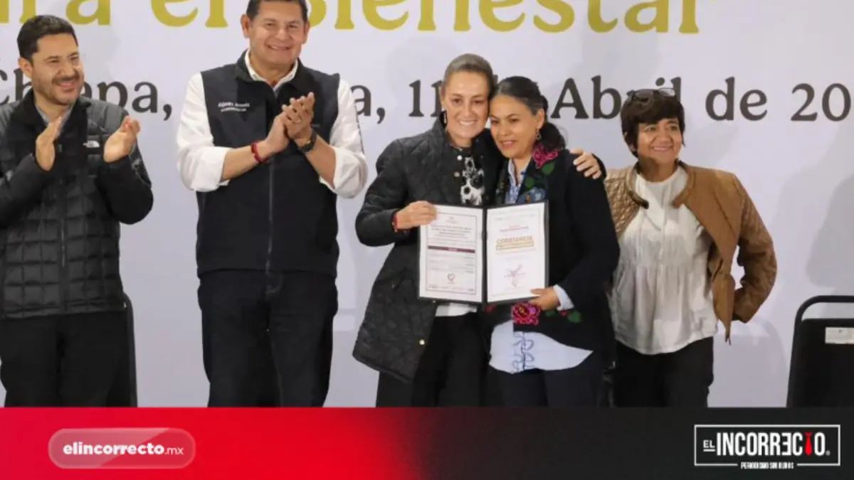 Entrega Sheinbaum 240 casa en Puebla del Programa de Vivienda para el Bienestar