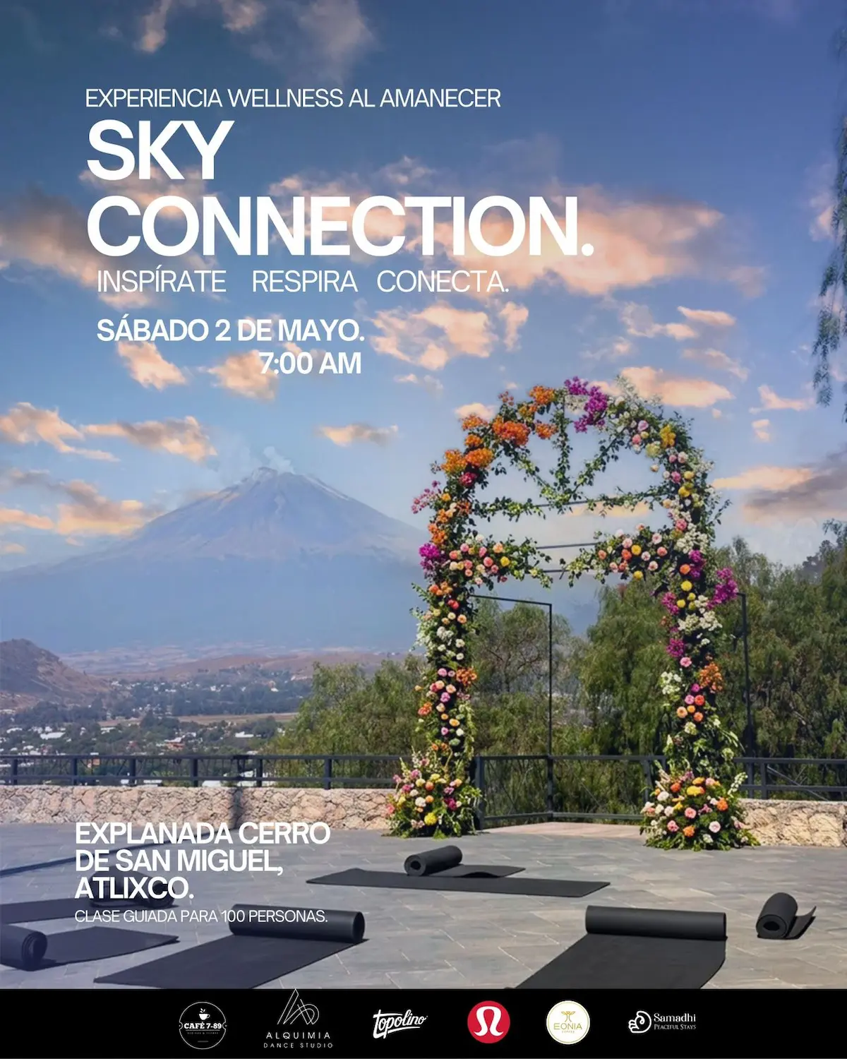 Al amanecer, frente al Popocatépetl: Atlixco será escenario de “Sky Connection” este 2 de mayo