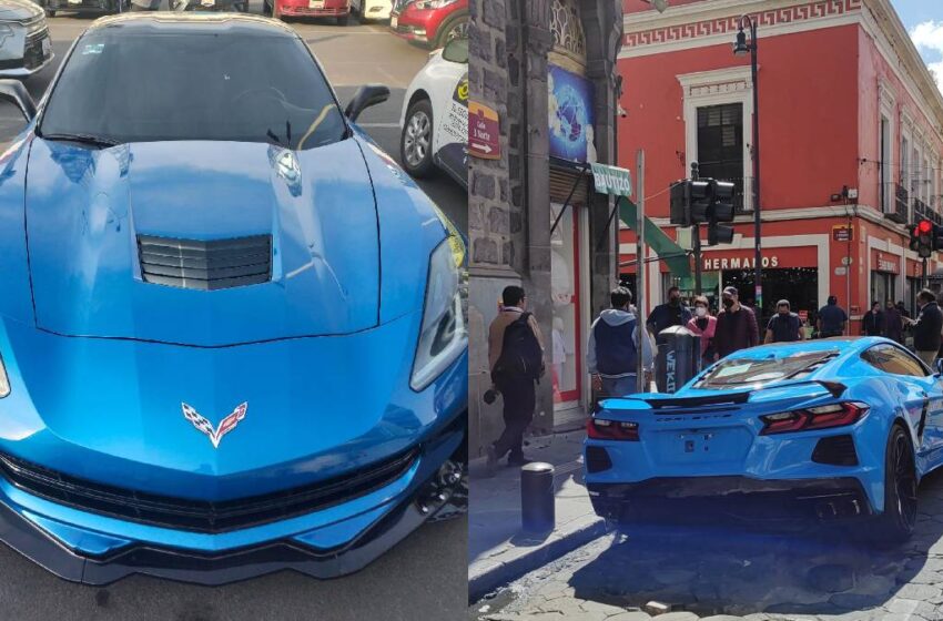  Corvette robado en Texas circulaba en Puebla; quedó asegurado por la FGE