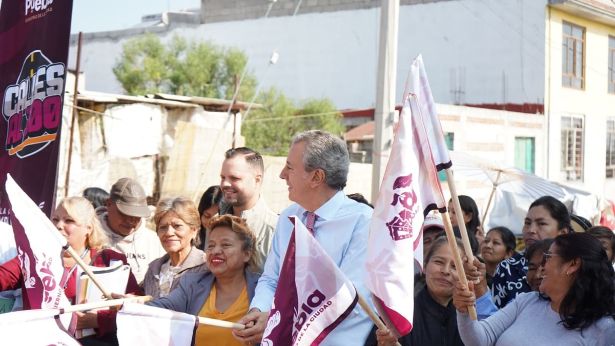 Arranca Pepe Chedraui trabajos de pavimentación en la Junta Auxiliar de San Jerónimo Caleras