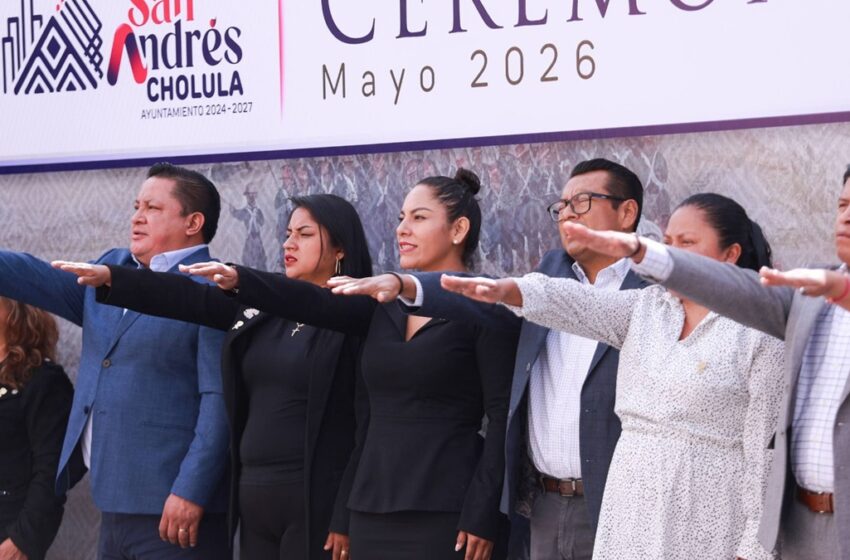  Conmemoran en San Andrés Cholula la Batalla de Puebla y reconocen labor de madres servidoras públicas