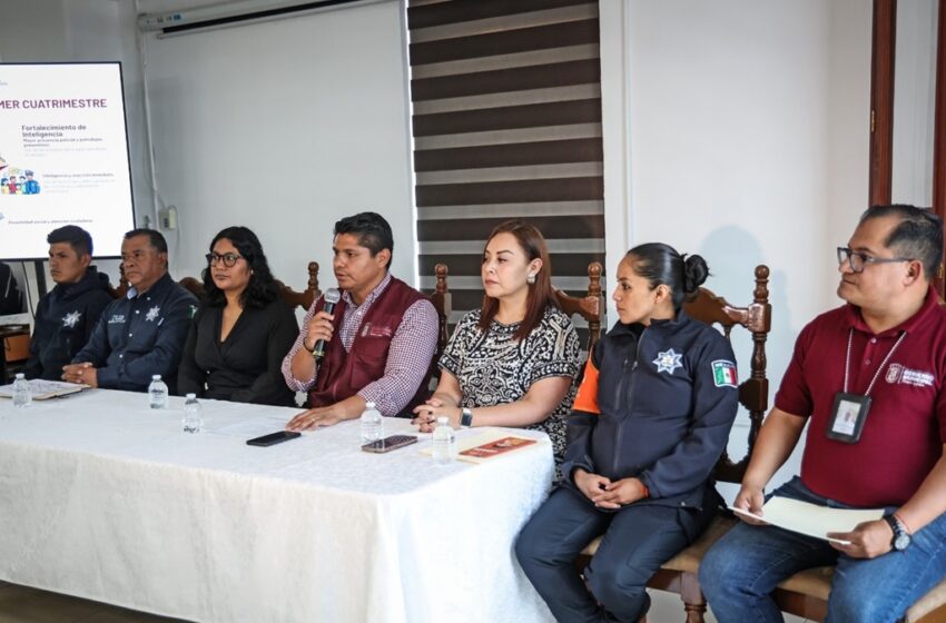  Cuautlancingo registra baja sostenida en incidencia delictiva: Abril presentó una baja del 26.4%